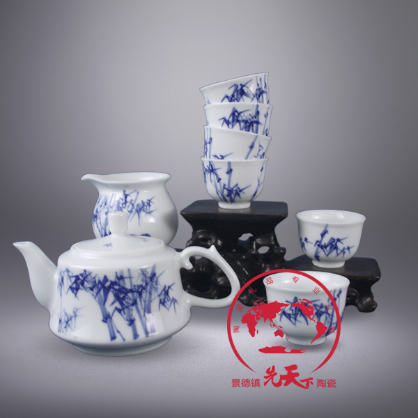 供應(yīng)景德鎮(zhèn)手繪陶瓷茶具，*辦公居家日用茶具