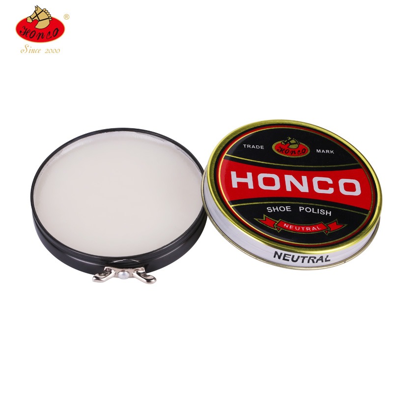 鞋油品牌 不同皮革該用的護(hù)理用品鐵盒固體鞋油
