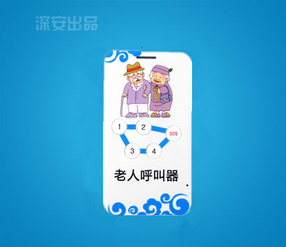 供應(yīng)用于呼叫的社區(qū)老人呼叫器 敬老院呼叫器