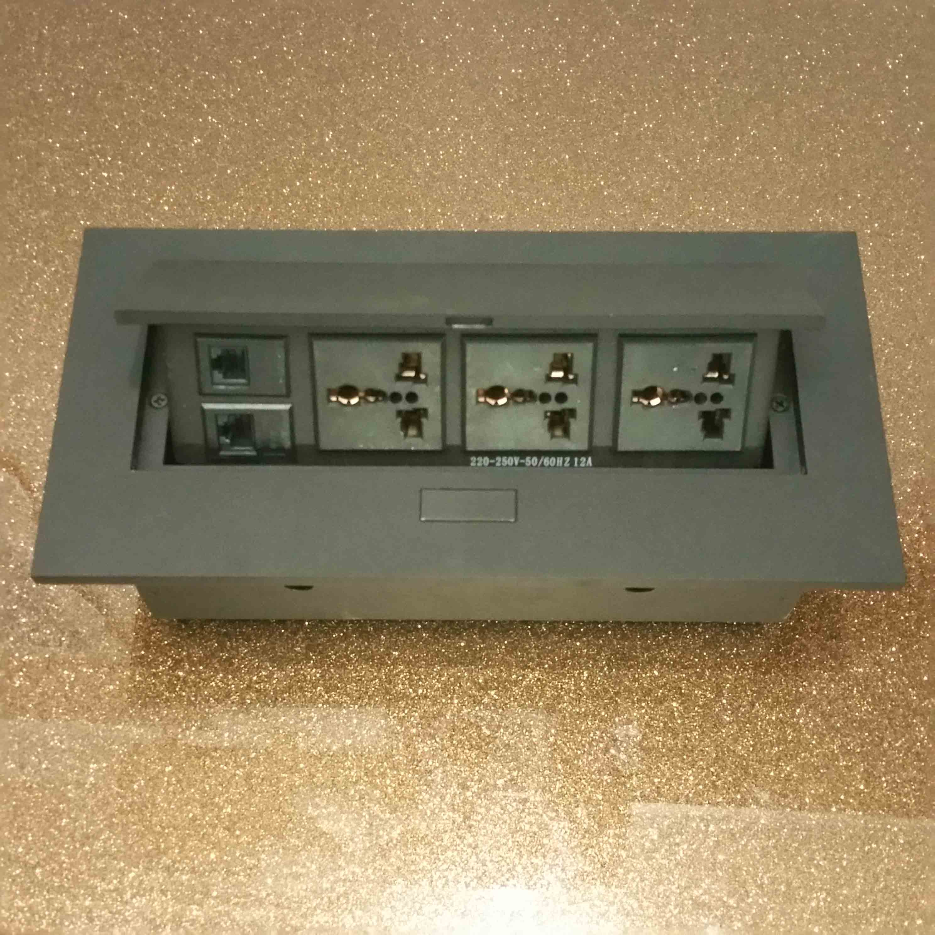 供應(yīng) 6位桌面插座 多功能桌面插座 彈起式桌面插座 生產(chǎn)商