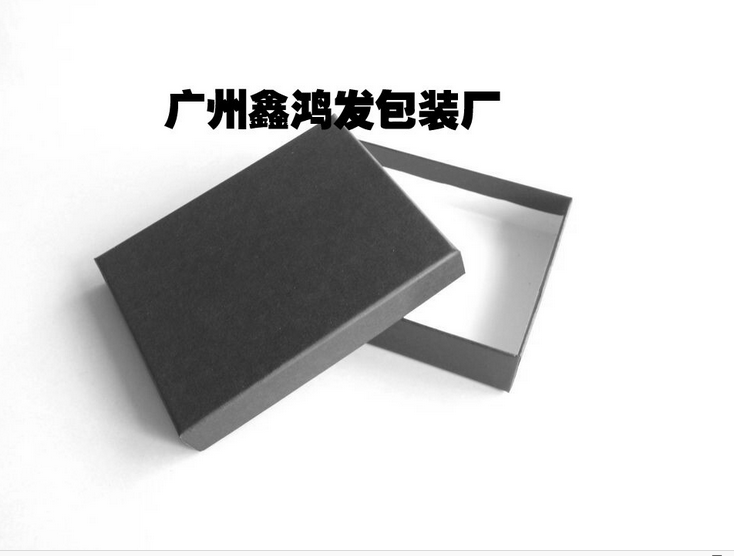 供應(yīng)錢包盒 短款天地蓋黑色現(xiàn)貨錢包盒  紙盒包裝定制
