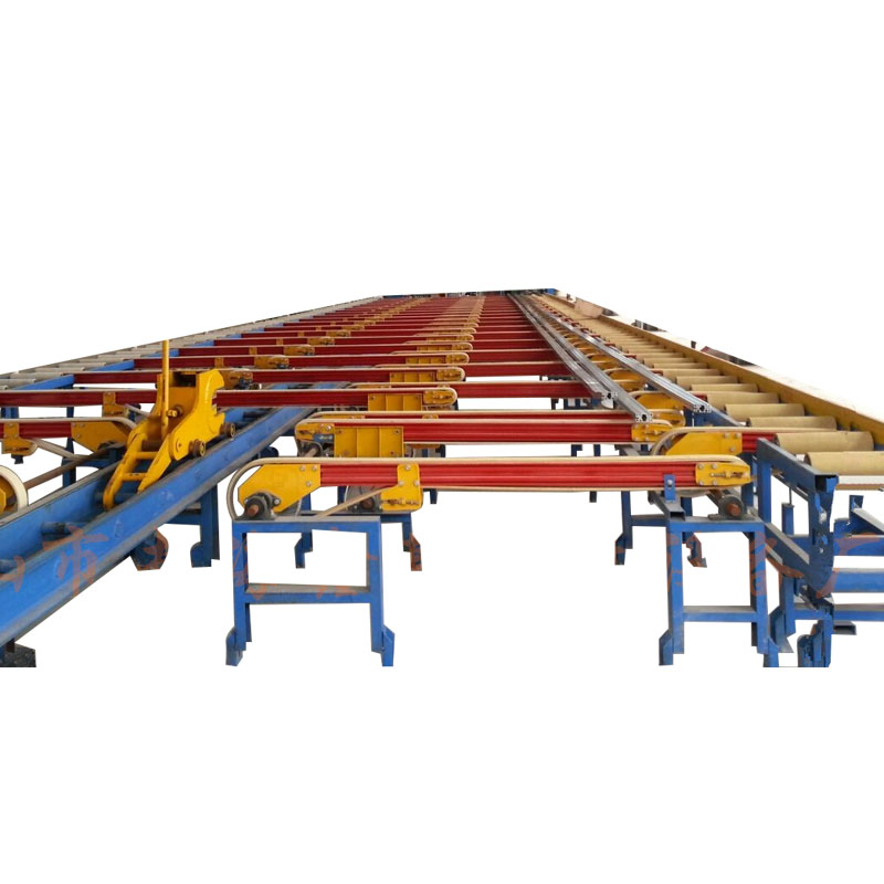 冷床出料臺 鑫基鋁材設(shè)備供應(yīng)出料臺 毛氈皮帶式出料臺 冷床滑出臺