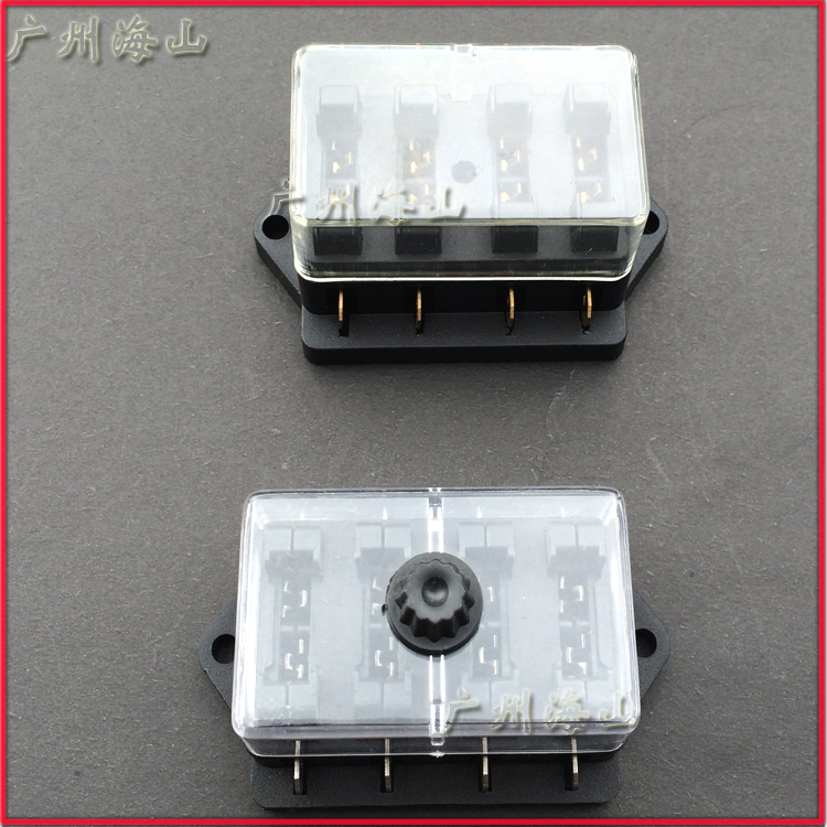 供應(yīng)用于電路保險盒的生產(chǎn)4路保險絲盒 汽車改裝*配件