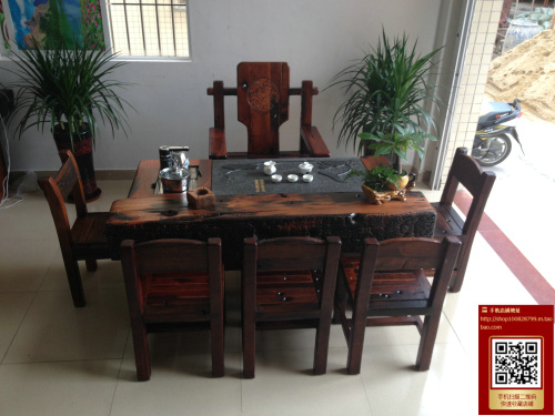 供應老船木泡茶桌加工定制