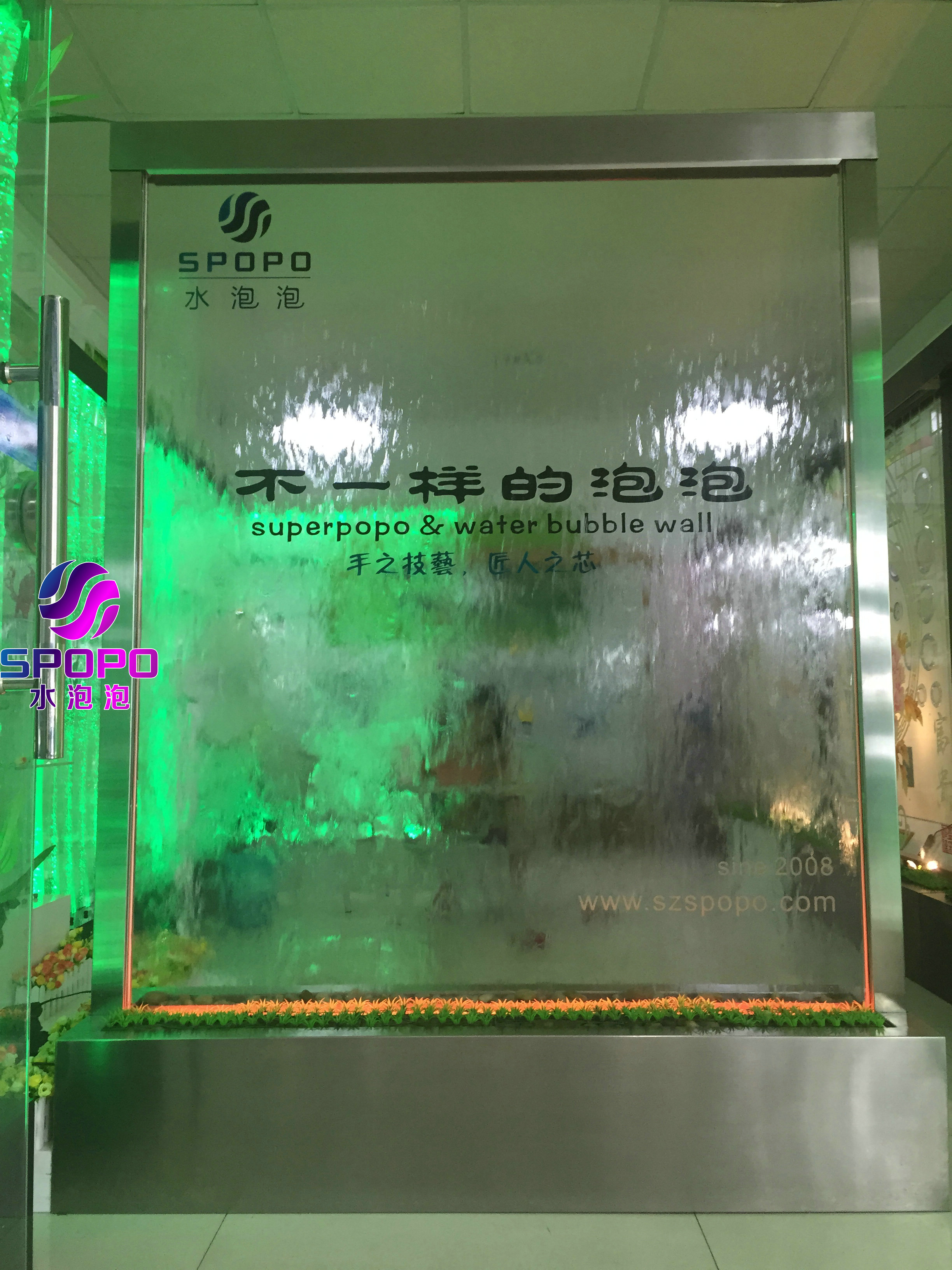 定制玻璃流水墻水幕屏風(fēng) 玻璃流水墻 水幕屏風(fēng) 水幕墻 飾屏風(fēng)KTV裝飾炫彩水舞屏風(fēng)隔斷