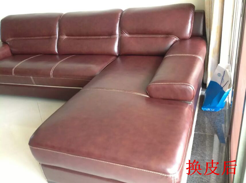 供應(yīng)用于皮,線,彈簧的廣州天河沙發(fā)翻新東圃沙發(fā)翻新案例