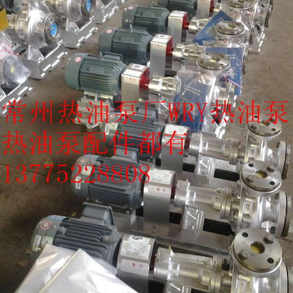 供應(yīng)買(mǎi)熱油泵，認(rèn)準(zhǔn)武進(jìn)WRY熱油泵WRY 100-65-190熱油泵