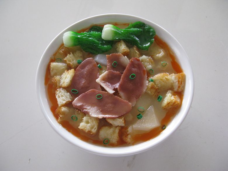 供應(yīng)紅油牛肚煲仔飯模型煲仔飯模型定做