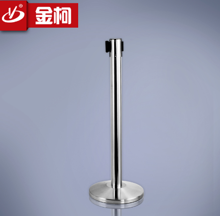 長(zhǎng)期直銷金柯伸縮不銹鋼欄桿座 銀行拉帶排隊(duì)欄 大堂安全禮賓柱 酒店用品廠家