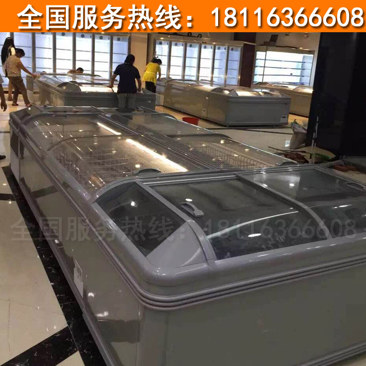 供應用于食品冷凍的超市島柜 風幕柜 冷凍展示柜 速凍