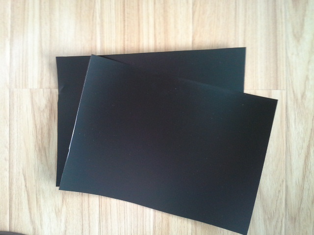 絕緣PC膠片阻燃PC薄膜啞面磨砂黑色磨砂PC薄膜0.175mm