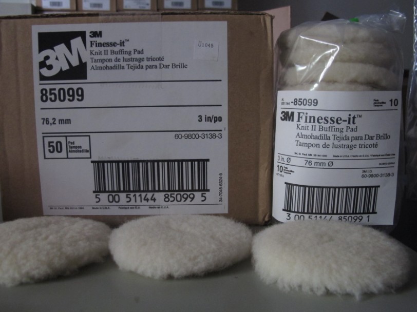 供應(yīng)正品3M85099羊毛球3寸拋光羊毛輪 3M85099