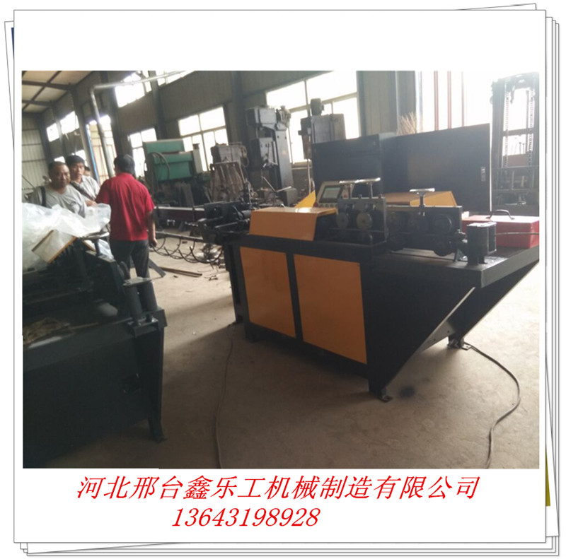 供應(yīng)用于建筑機械的全自動數(shù)控鋼筋雙彎頭調(diào)直彎鉤機