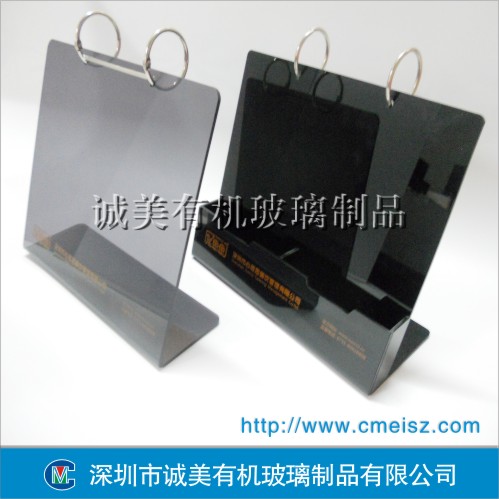 供應(yīng)亞克力臺歷架 壓克力掛歷架 L型透明相片架