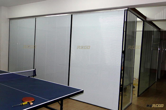 供應(yīng)銳谷電動(dòng)百葉中空玻璃隔斷/遙控百葉簾