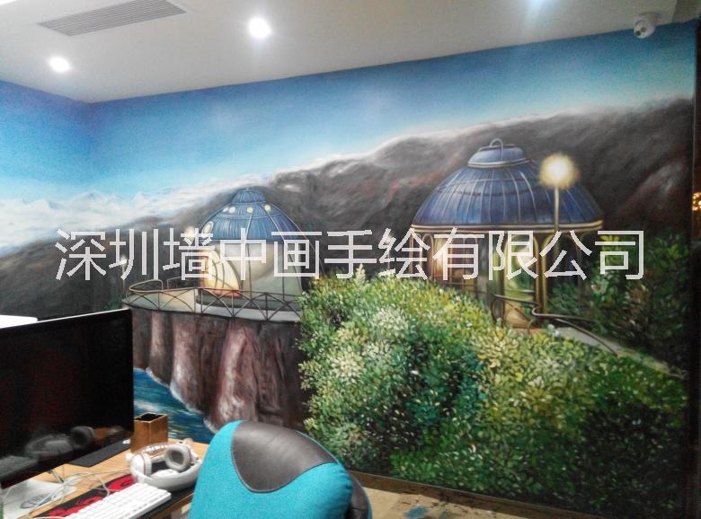 供應(yīng)網(wǎng)咖3D壁畫(huà)彩繪,深圳網(wǎng)咖包間3D壁畫(huà)彩繪施工