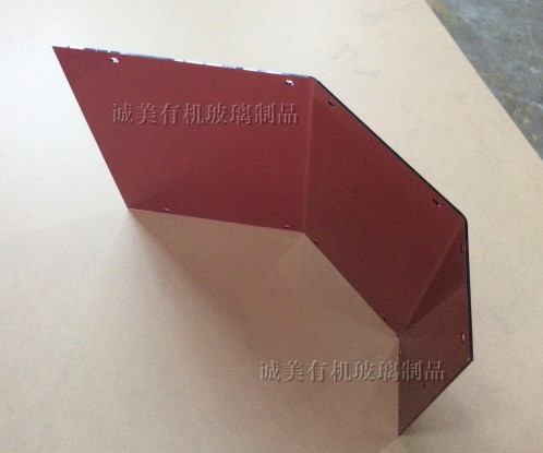 供應(yīng)茶色亞克力熱彎機器防護(hù)罩 壓克力折疊蓋 有機玻璃儀器視窗