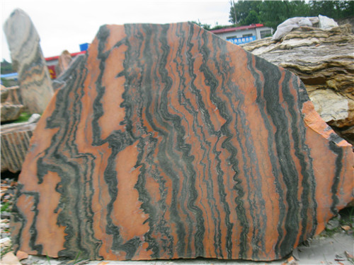南陽(yáng)晚霞紅風(fēng)景石批發(fā)