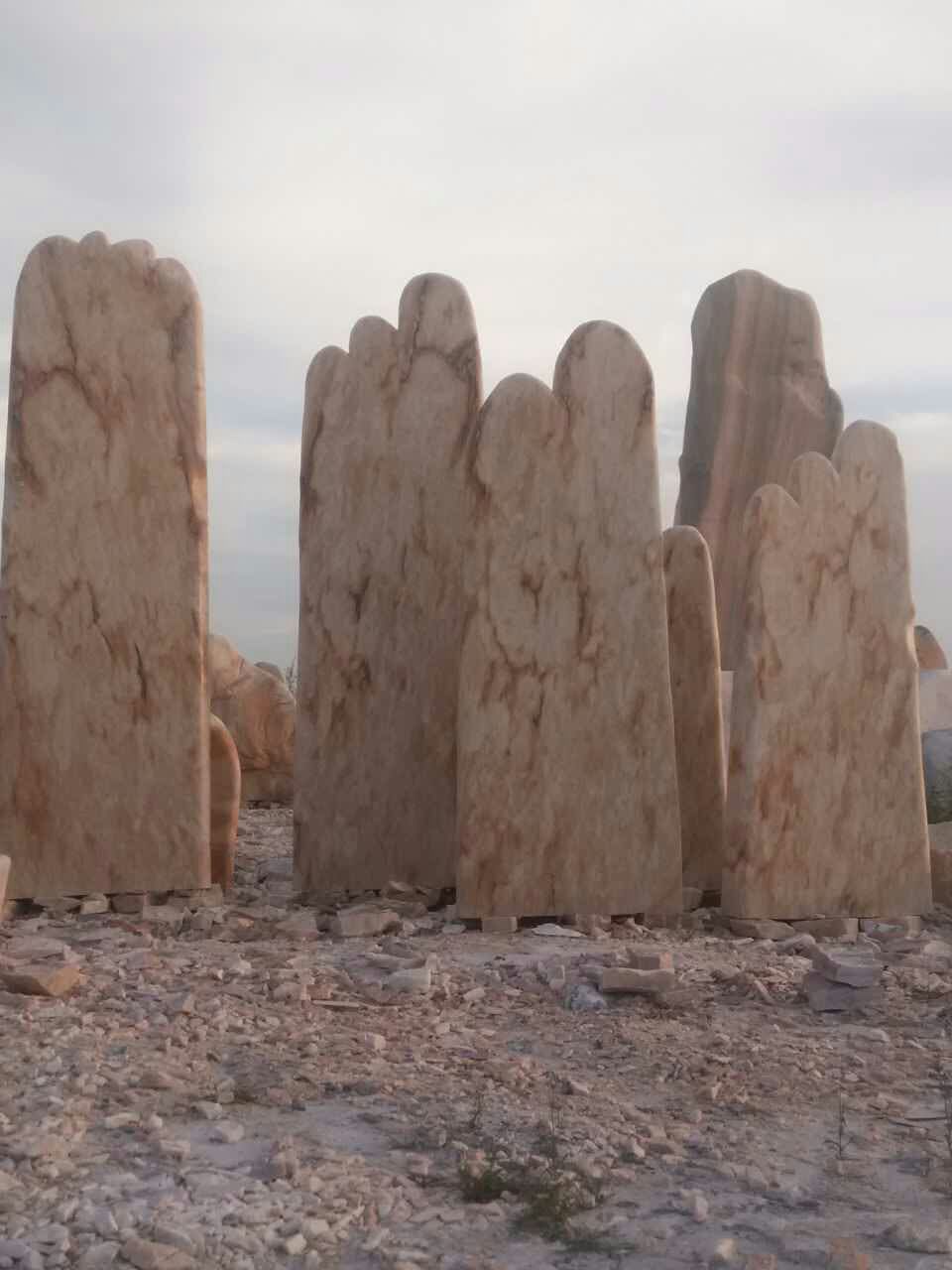 河南晚霞紅門牌石招牌石刻字石批發(fā)