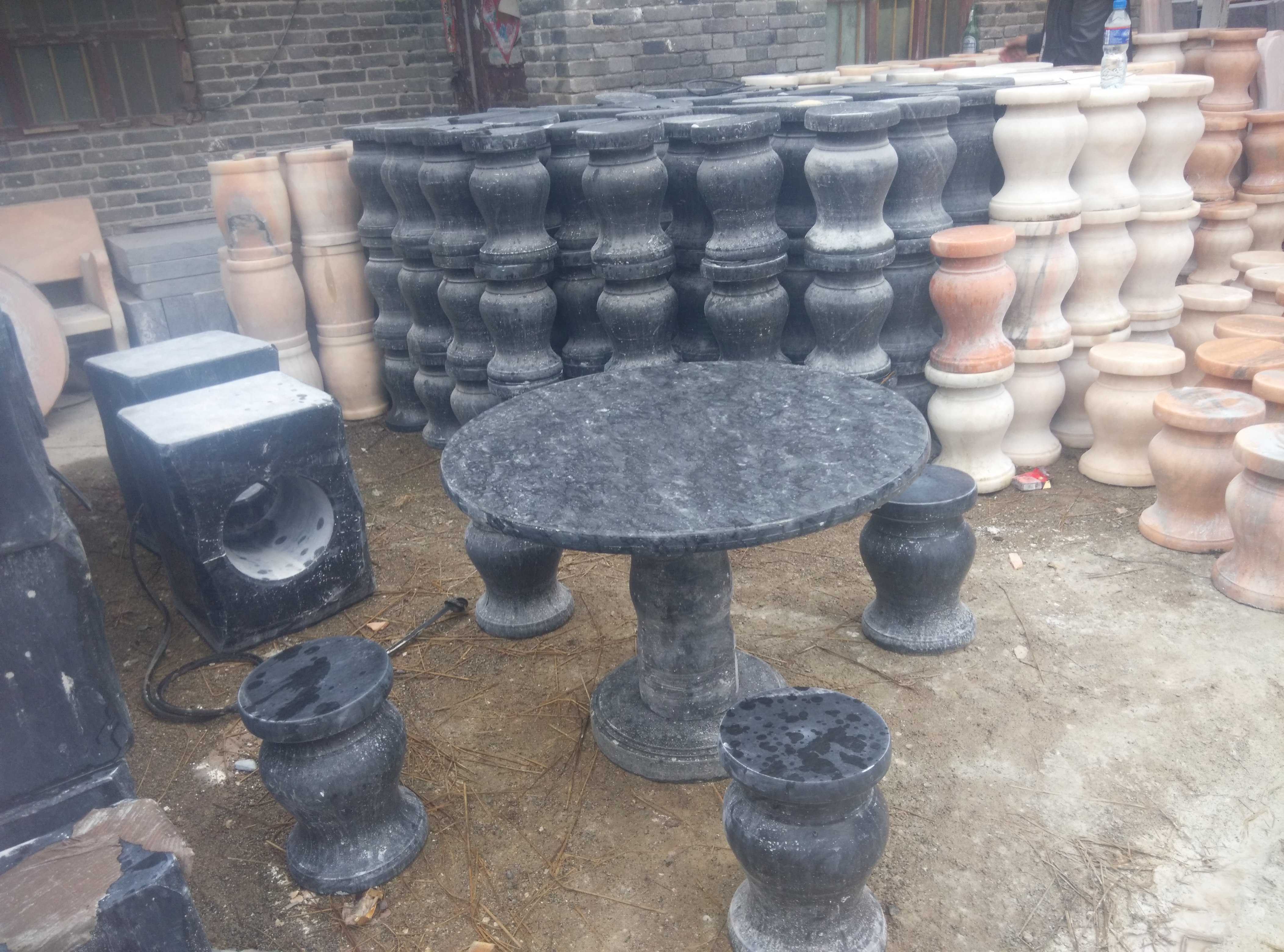 腰鼓凳 河南大理石石凳批發(fā)