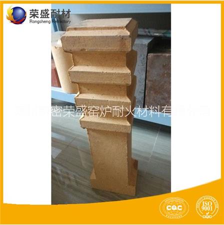 新密廠家供應(yīng)低氣孔隔熱耐磨錨固磚、錨固磚
