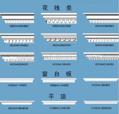 供應(yīng)水泥預(yù)制裝飾線條