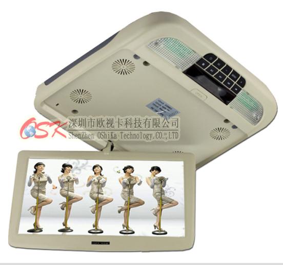 供應(yīng)12寸車載吸頂式DVD高清數(shù)字屏