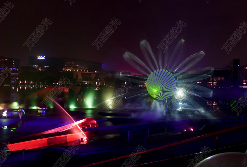供應用于戶外廣告|景觀亮化|動畫投射的20W全彩(RGB)戶外激光燈