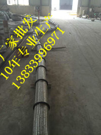 供應(yīng)用于油罐裝車用的雙層網(wǎng)套DN200金屬軟管 L=500金屬軟管生產(chǎn)廠家