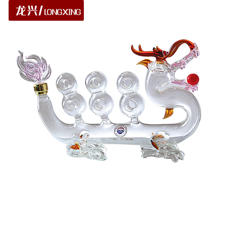 【廠家供應(yīng)】玻璃工藝酒瓶 龍型瓶 工藝酒瓶廠 酒瓶收藏