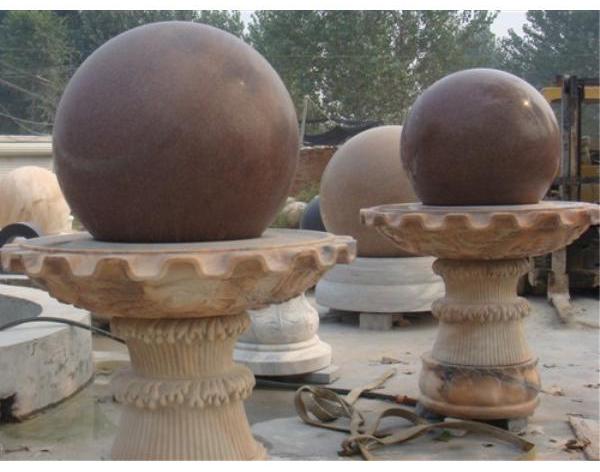 供應石雕噴泉魚尾獅雕塑定做，河北大理石轉(zhuǎn)運*球報價