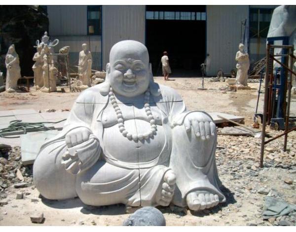 供應(yīng)河北各種石雕神像定做，石雕漢白玉佛祖雕塑廠家批發(fā)