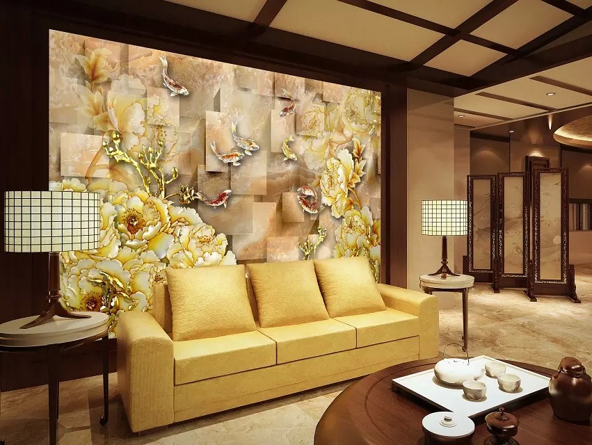 供應(yīng)3D玻璃背景墻，3D藝術(shù)玻璃背景墻定做，廣州3D藝術(shù)玻璃背景墻定做廠家