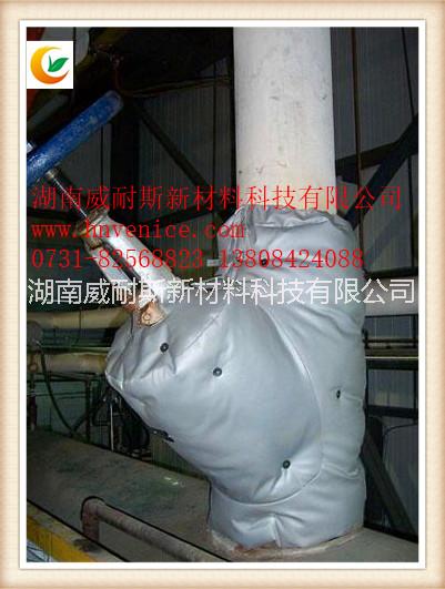 供應(yīng)保溫隔熱的湖南威耐斯柔性可拆卸式法蘭保溫套