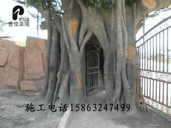 供應假樹大門門頭／沈陽假樹大門門頭／丹東假樹大門門頭