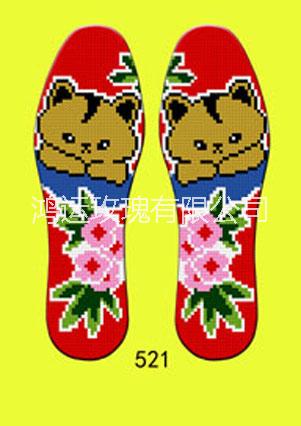 十字繡除臭抑菌鞋墊簡單花樣