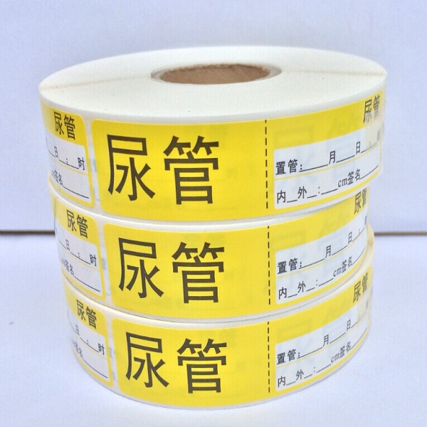 供應(yīng)醫(yī)用導(dǎo)管標(biāo)識(shí)標(biāo)簽貼  護(hù)理標(biāo)簽  導(dǎo)管標(biāo)識(shí)標(biāo)簽貼定做