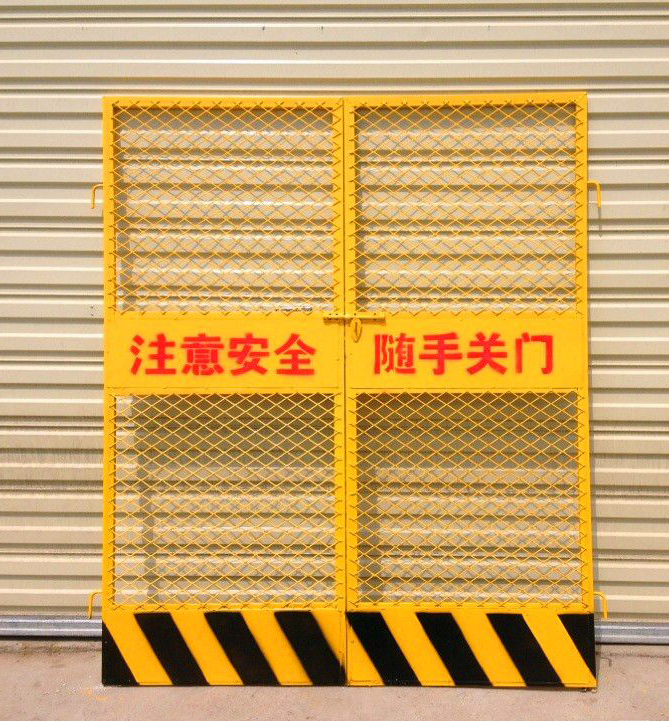 廣西電梯防護門 電梯洞口防護門 井道施工安全門 基坑防護門廠家