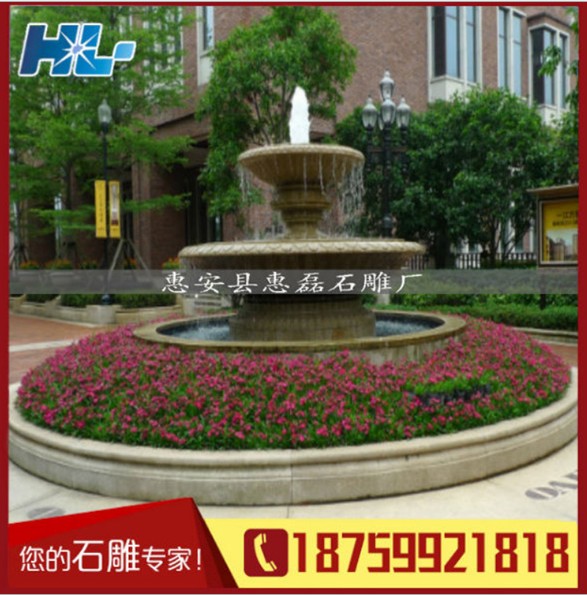 供應(yīng)廠家批發(fā)石雕噴泉雕刻 園林噴泉