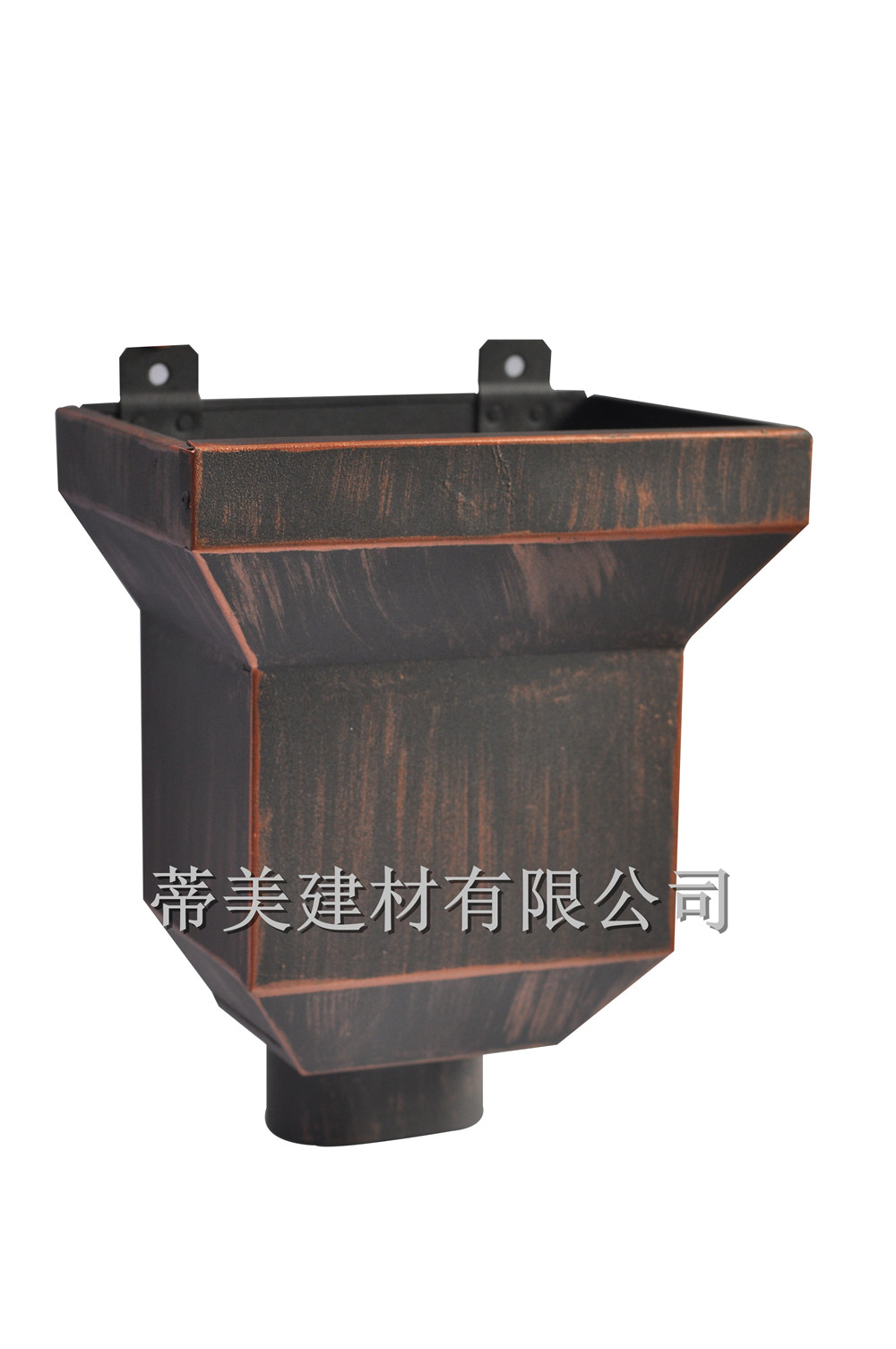 供應(yīng)鋁合金天溝 屋檐水槽 方形雨水管 成品水槽