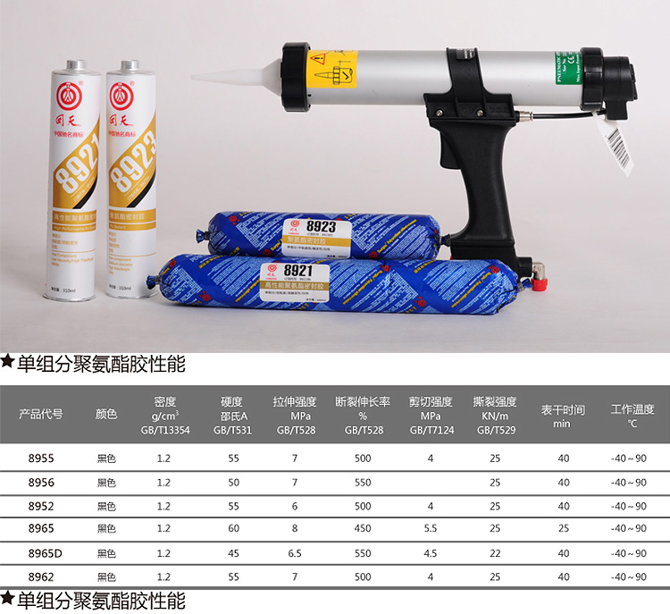 供應(yīng)單組分聚氨脂膠8921密封膠高性能聚氨酯膠；客車、船舶密封膠