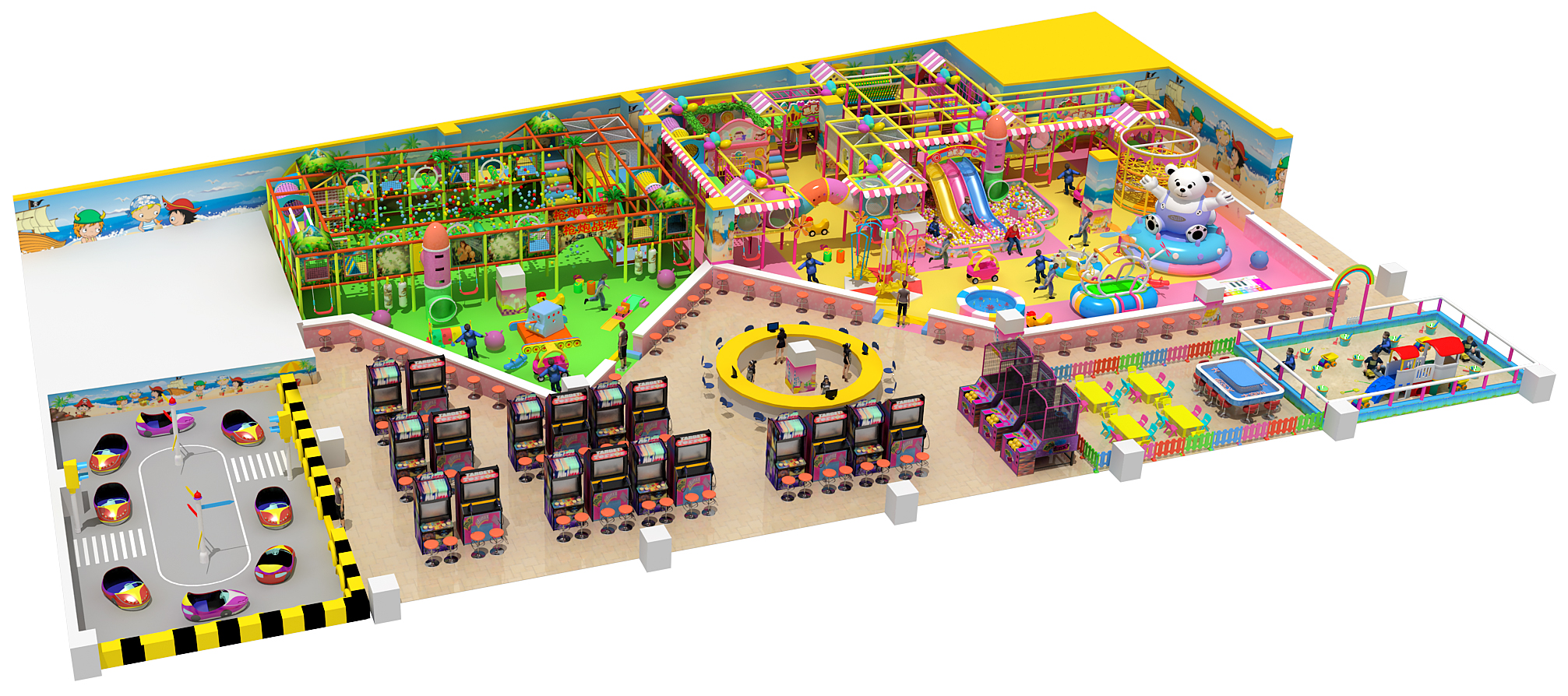 供應(yīng)淘氣堡設(shè)備  兒童樂園  兒童樂園多少錢