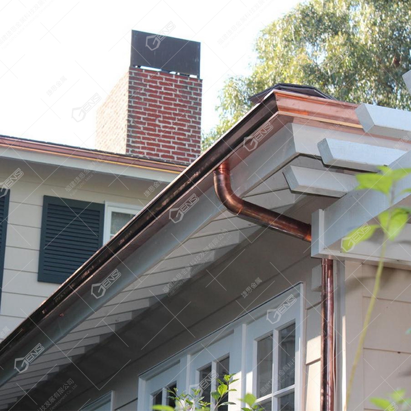 供應(yīng)銅檐槽 屋檐排水槽 金屬天溝