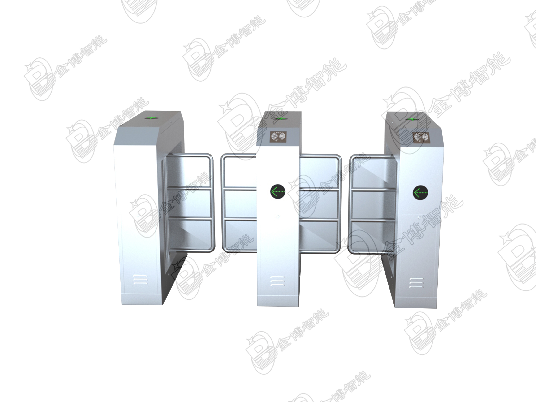 供應(yīng)鶴壁人行防撞擺閘，小區(qū)防撞擺閘 鶴壁防撞擺閘三輥閘翼閘旋轉(zhuǎn)閘