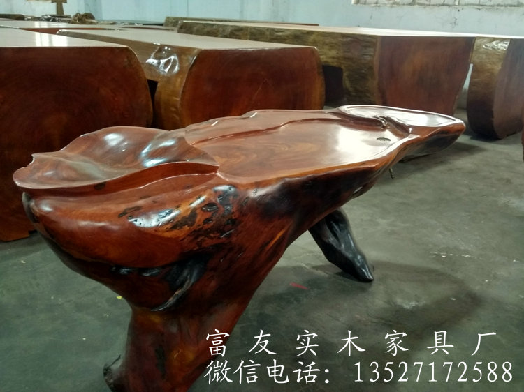 供應(yīng)批發(fā)黃金樟茶臺茶海根雕茶桌