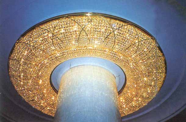 供應(yīng)北京酒店大堂宴會廳異型水晶吊燈