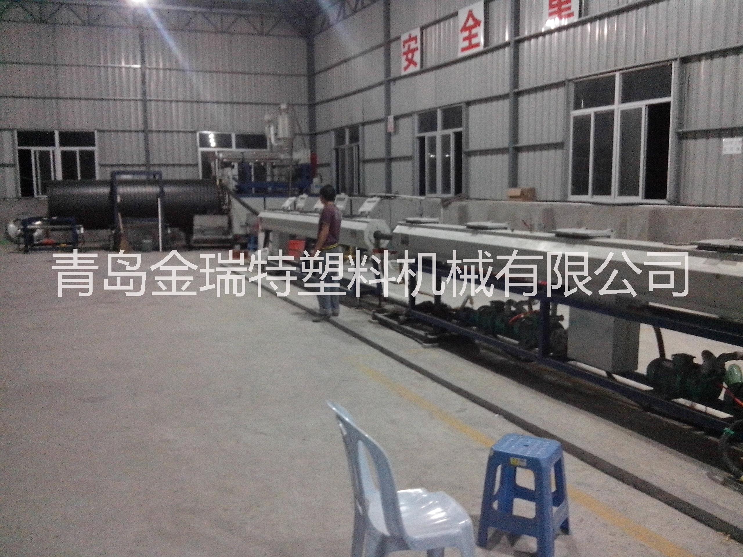 供應(yīng)用于市政排污管工業(yè)污水處理|城市道路排水的HDPE大口徑纏繞管生產(chǎn)線 雙平壁大口徑纏繞管生產(chǎn)線 大口徑中空壁纏繞管