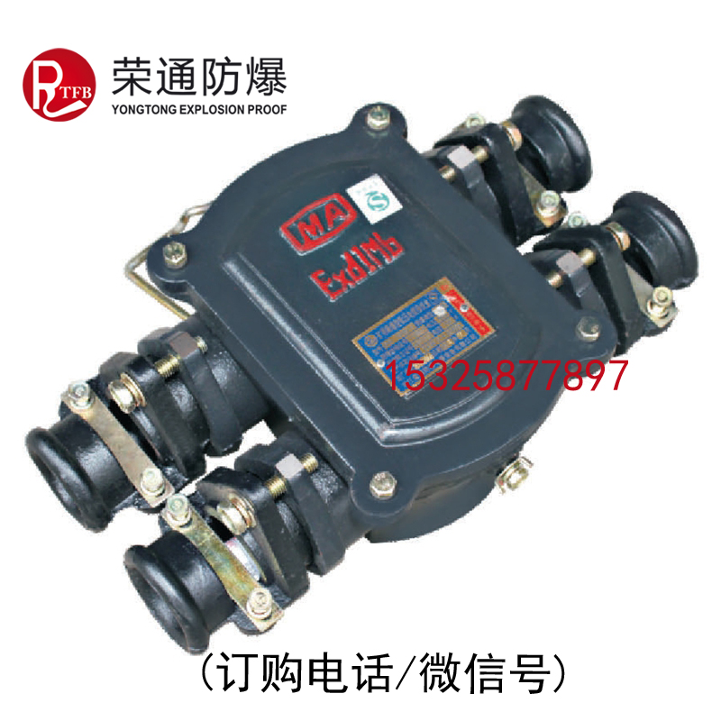 供應(yīng)榮通 BHD2-100/2T，礦用隔爆型低壓電纜接線盒，2通1140V低壓接線盒