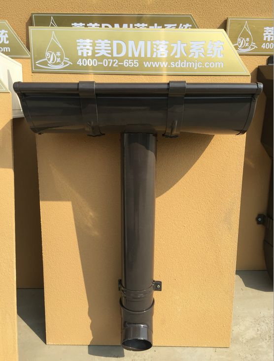 供應(yīng)青島屋檐方形雨水管 青島6.5英寸半圓屋檐方形雨水管