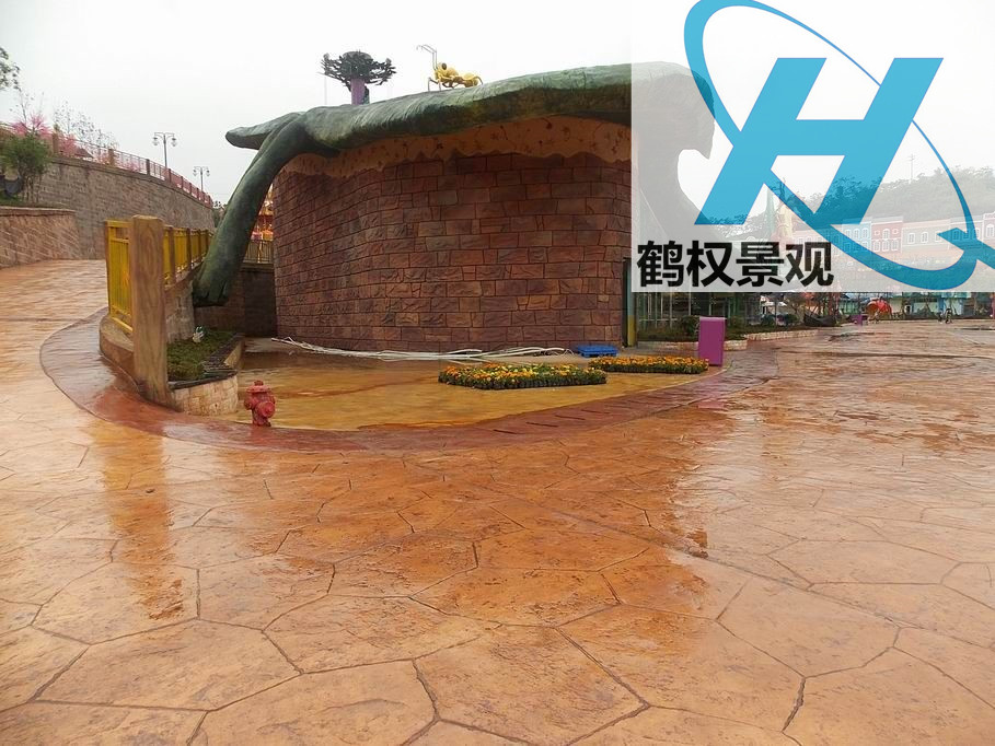 供應(yīng)壓花地坪材料批發(fā)、壓模地坪’